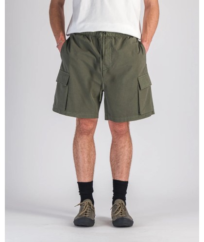 Olive Cotton-Tencel Cargo...