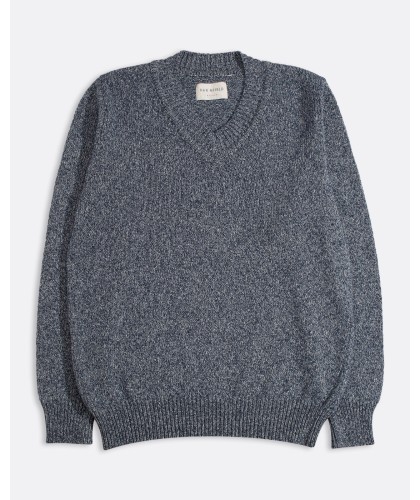 Waldo V-neck Heather Blue...