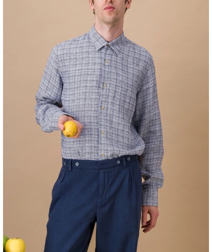 Blue Shades Linen Shirt JAGVI