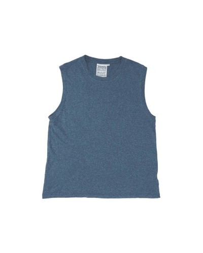 Débardeur chanvre et coton bio Malibu Deep Indigo Heather JUNGMAVEN