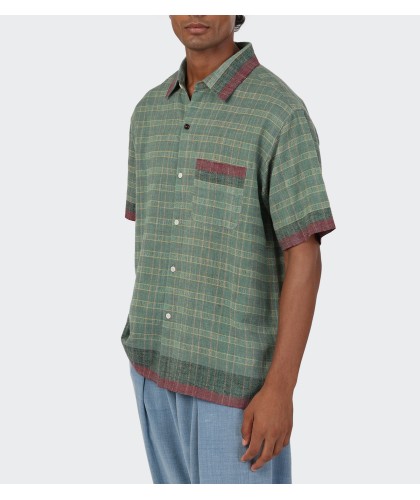 Chemise Corey Handloom Vert...