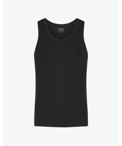 Deep Black Organic Rib Tank...