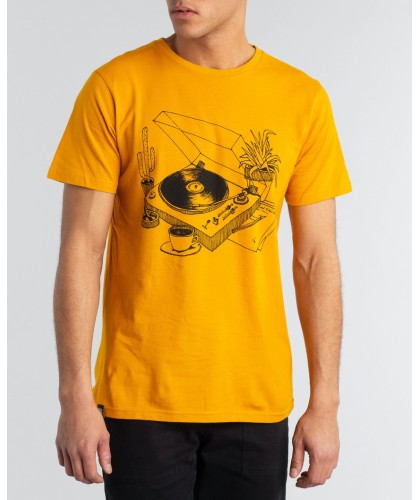 T-shirt bio jaune Coffee...