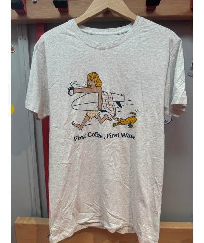 T-shirt Blanc Chiné First...