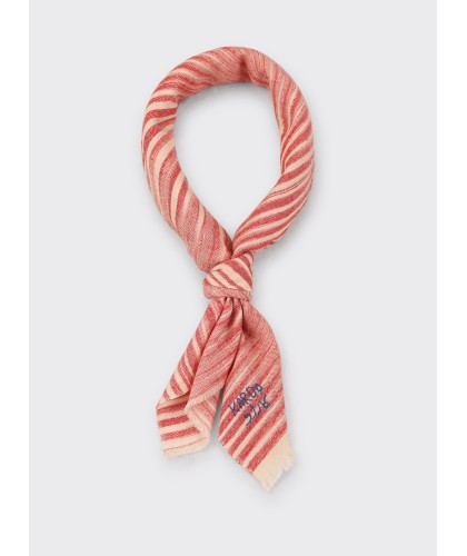 Foulard en Pashmina écru et...