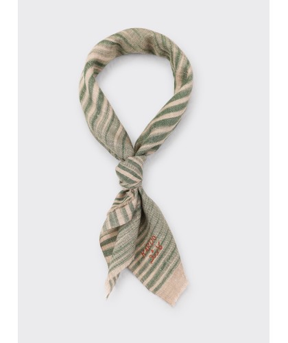 Foulard en Pashmina écru et...
