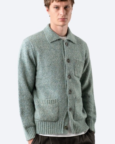 Cardigan Station Aqua Blue FAR AFIELD
