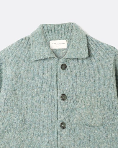 Cardigan Station Aqua Blue FAR AFIELD