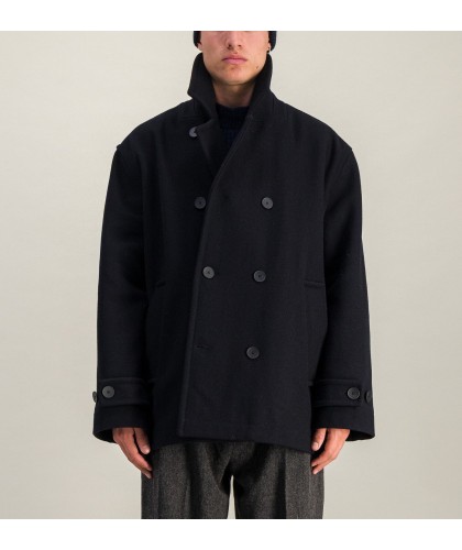Caban Laine Navy PARAGES