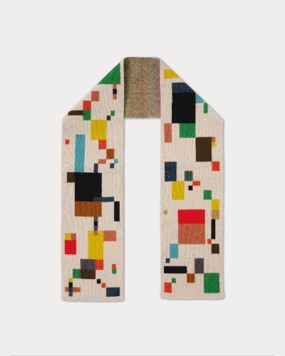 Petite Echarpe Squares Rectangles Multi JO GORDON