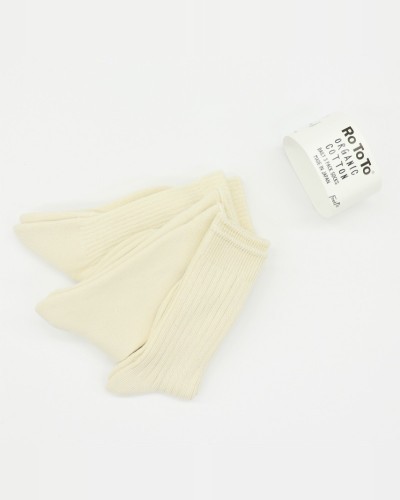 Lot de 3 paires de chaussettes coton bio ROTOTO