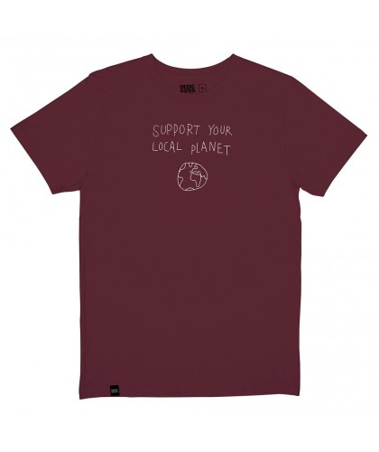 Burgundy Embroidered 'Local...